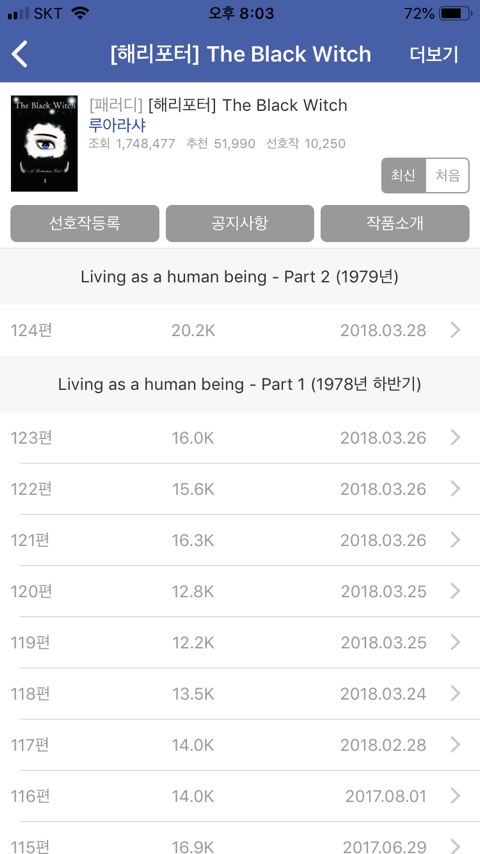 조아라 해리포터 패러디 처돌이가 쓰는 추천글 | 인스티즈