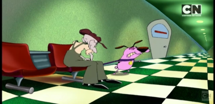 겁쟁이 강아지 커리지 대머리 치료약 - 1 약간 징그러움 | 인스티즈