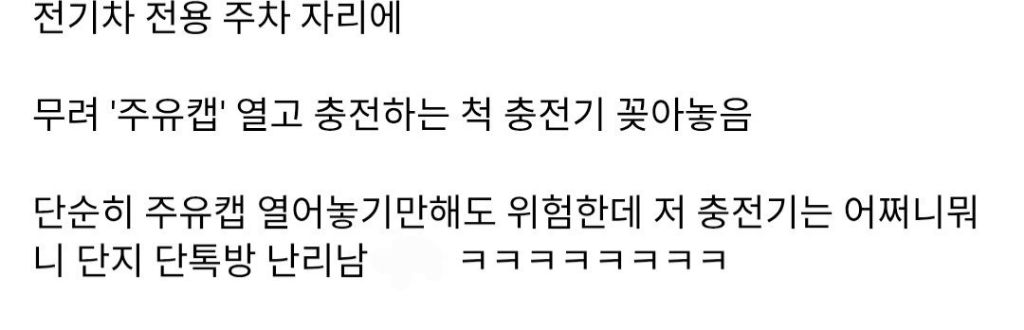 전기차 신종 빌런 | 인스티즈