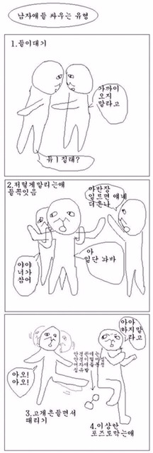 남자애들 싸우는 유형 4가지.jpg | 인스티즈