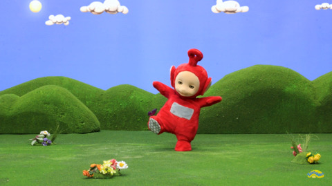 나비 쫓는 텔레토비.jpg (텔레토비 무서워하는 사람 주의) | 인스티즈