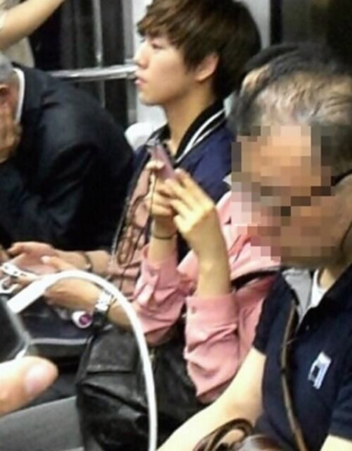 지하철에서 만난 연예인들.jpg | 인스티즈