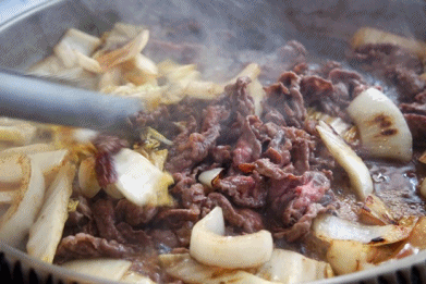 일본 전골 스키야키 소고기전골 움짤 gif | 인스티즈