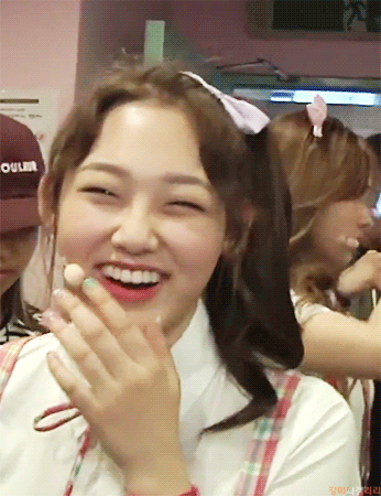 프로발골러 강미나.gif (I.O.I) | 인스티즈