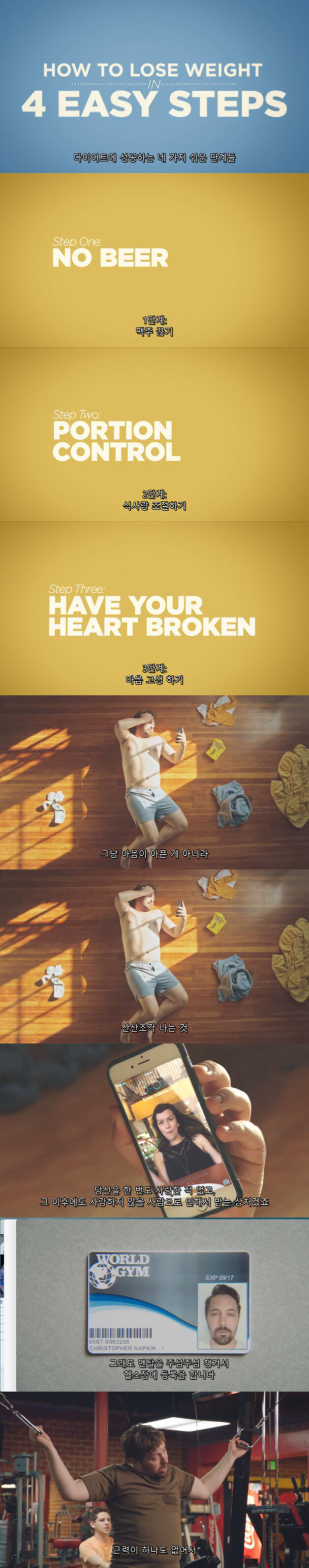 다이어트에 성공하는 네 가지 쉬운 단계들이라 쓰고 이별이라 읽는다 | 인스티즈