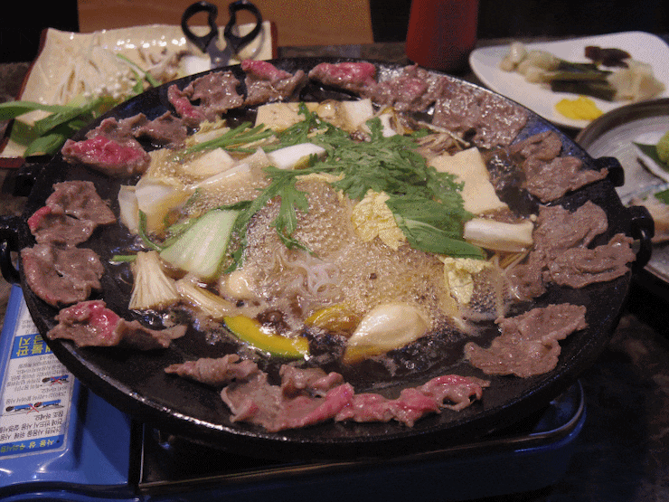 일본 전골 스키야키 소고기전골 움짤 gif | 인스티즈