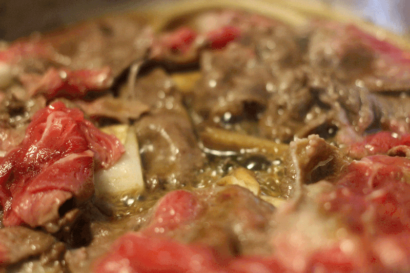 일본 전골 스키야키 소고기전골 움짤 gif | 인스티즈