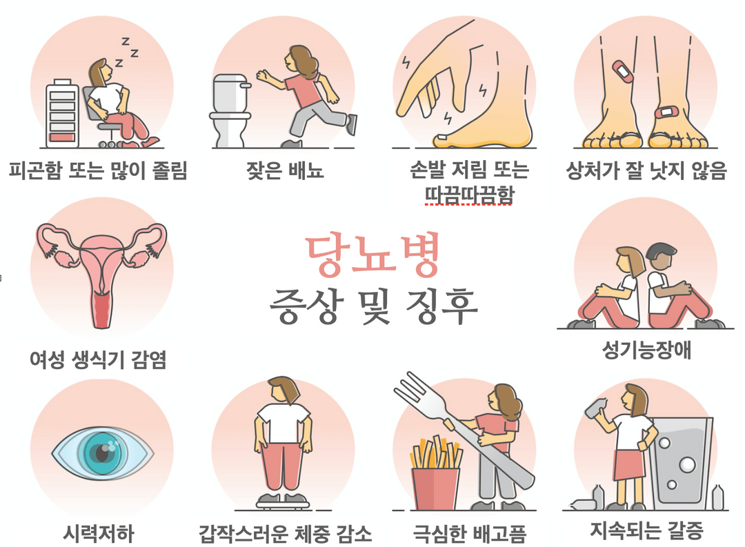 당뇨병 증상 및 징후 | 인스티즈