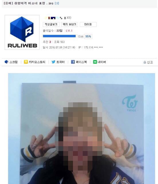 트와이스 멤버 합성사진으로 성희롱하는 남초 | 인스티즈
