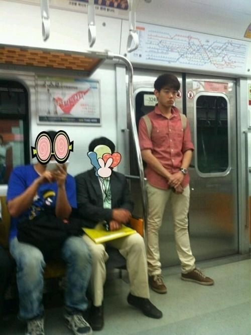 지하철에서 만난 연예인들.jpg | 인스티즈