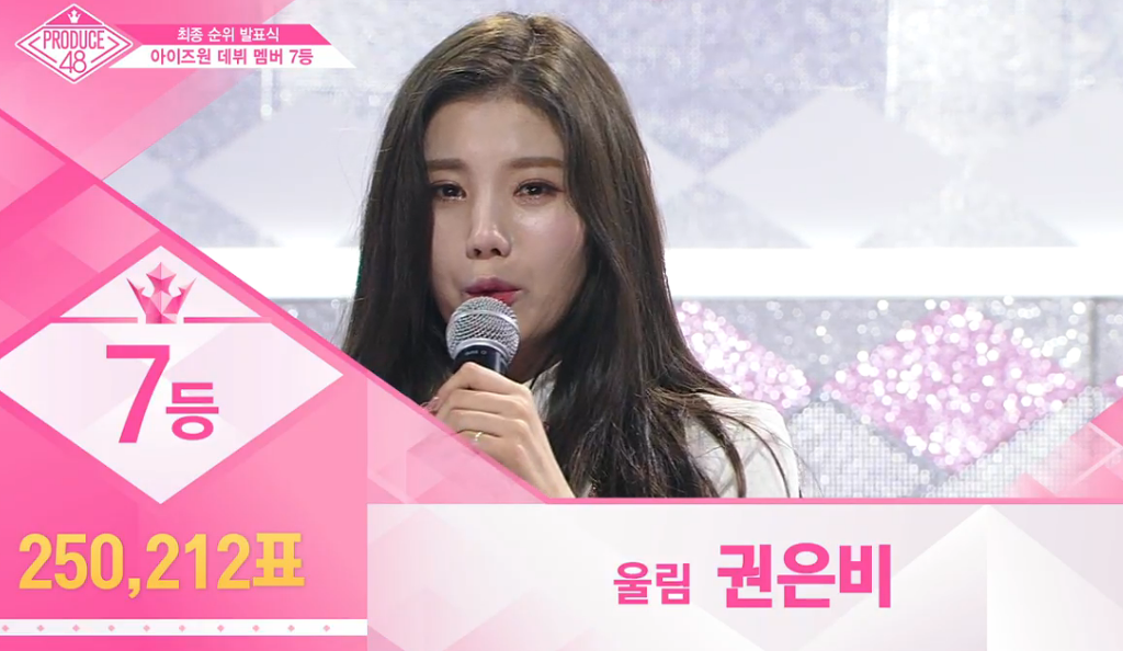 [프로듀스48] 아이즈원 최종 데뷔 멤버 12인 생방송 득표 수.jpg | 인스티즈