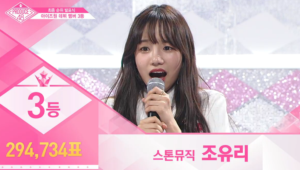 [프로듀스48] 아이즈원 최종 데뷔 멤버 12인 생방송 득표 수.jpg | 인스티즈