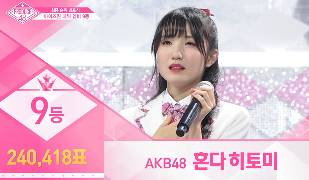 [프로듀스48] 아이즈원 최종 데뷔 멤버 12인 생방송 득표 수.jpg | 인스티즈