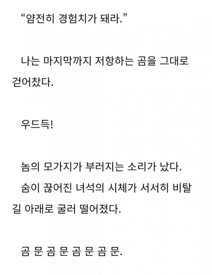 문학의 한계를 뛰어넘어버렸다는 한 소설의 구절 | 인스티즈