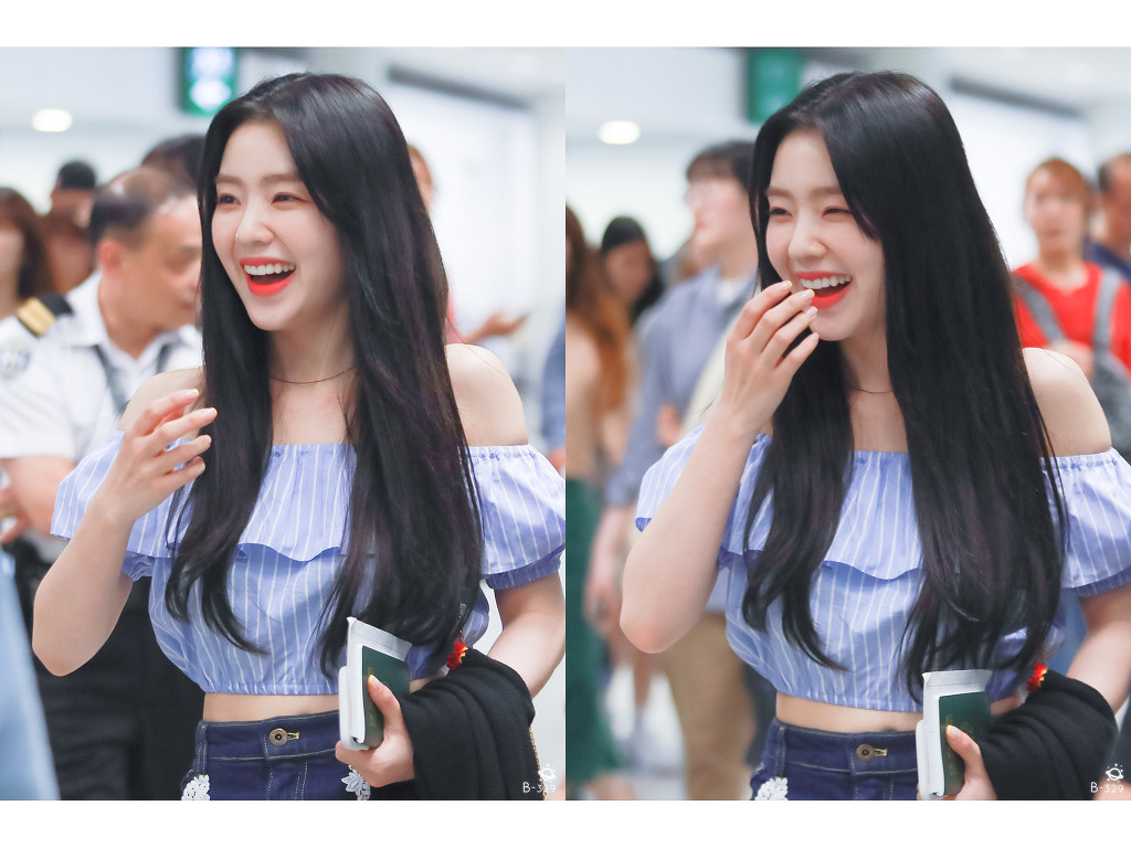 오프숄더 애용하는 레드벨벳 아이린.jpgif | 인스티즈