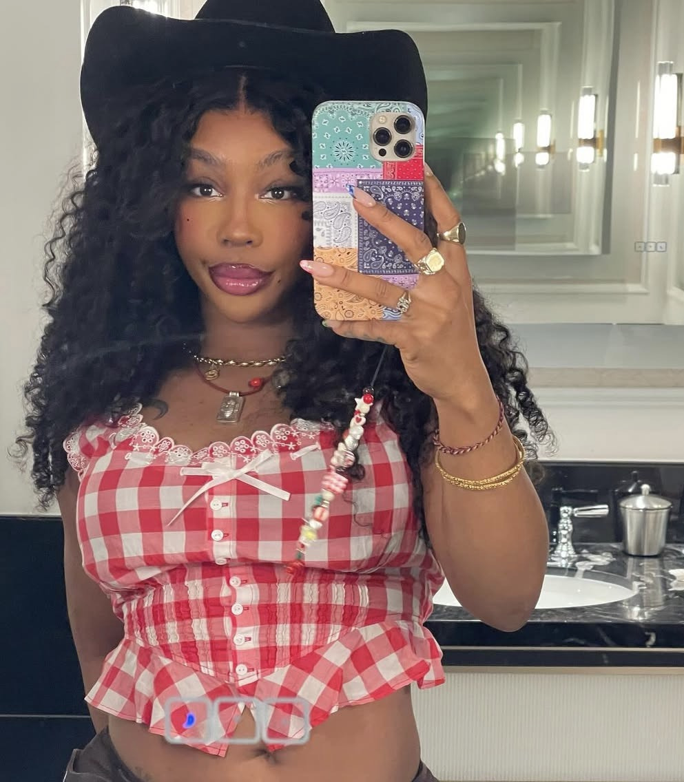 특이한 핸드폰 케이스를 즐겨쓰는듯한 SZA (스자) | 인스티즈