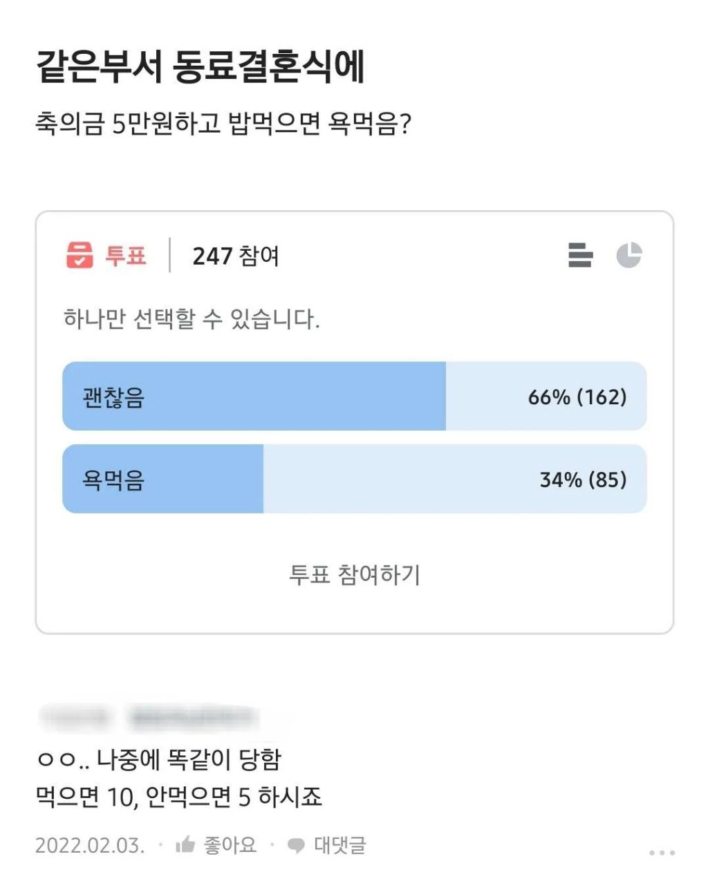 요즘 애매한 관계에서 결혼식 청첩장을 받으면 고민을 하게되는 이유.jpg | 인스티즈