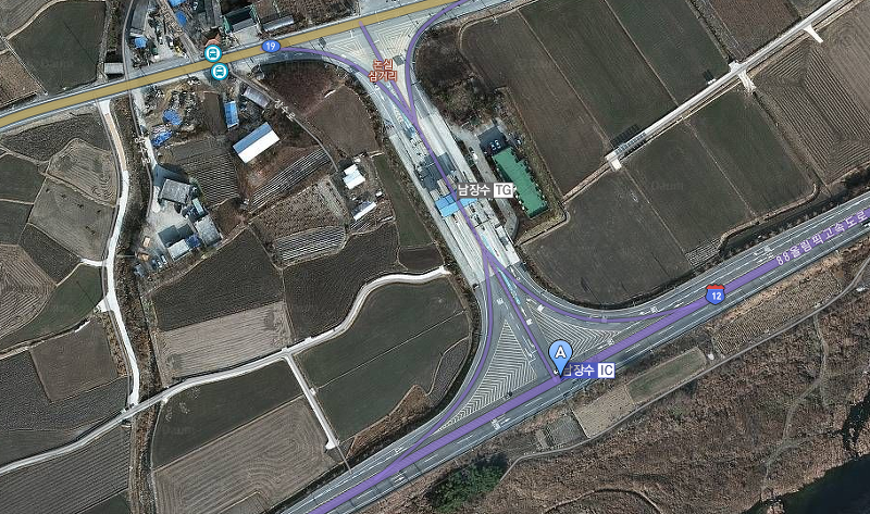국내 유일의 고속도로 평면교차로 | 인스티즈