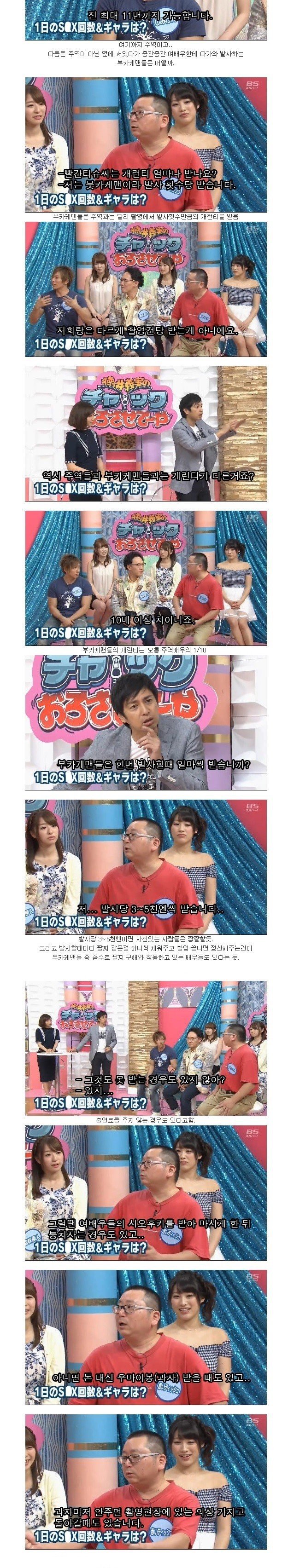 AV남자배우 주연과 아마추어의 개런티차이.JPG | 인스티즈