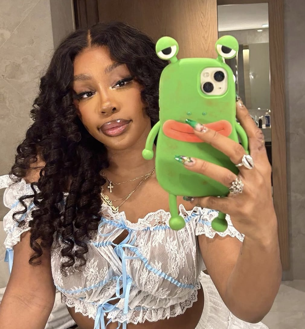 특이한 핸드폰 케이스를 즐겨쓰는듯한 SZA (스자) | 인스티즈