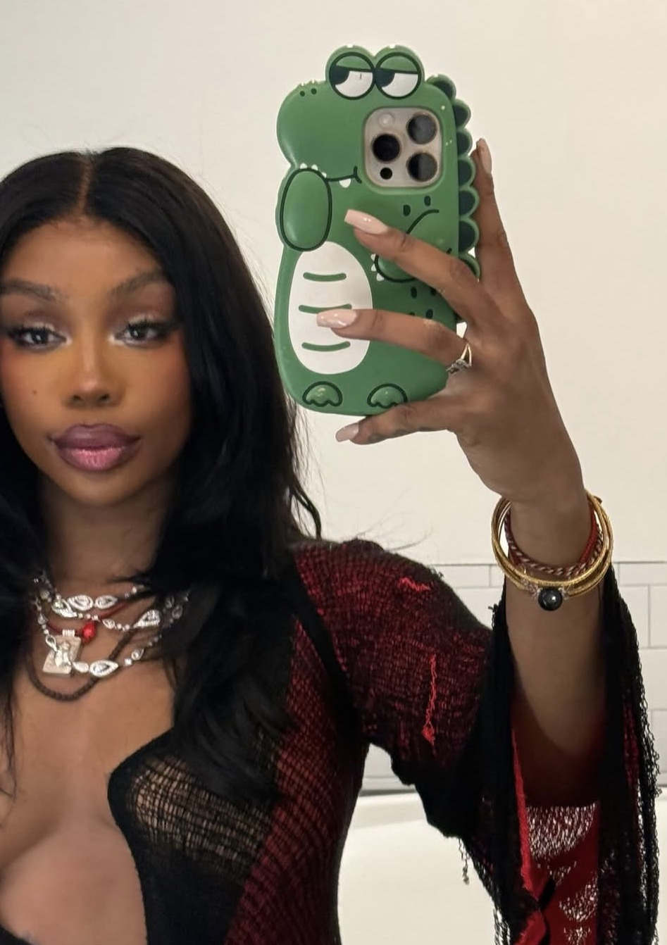 특이한 핸드폰 케이스를 즐겨쓰는듯한 SZA (스자) | 인스티즈