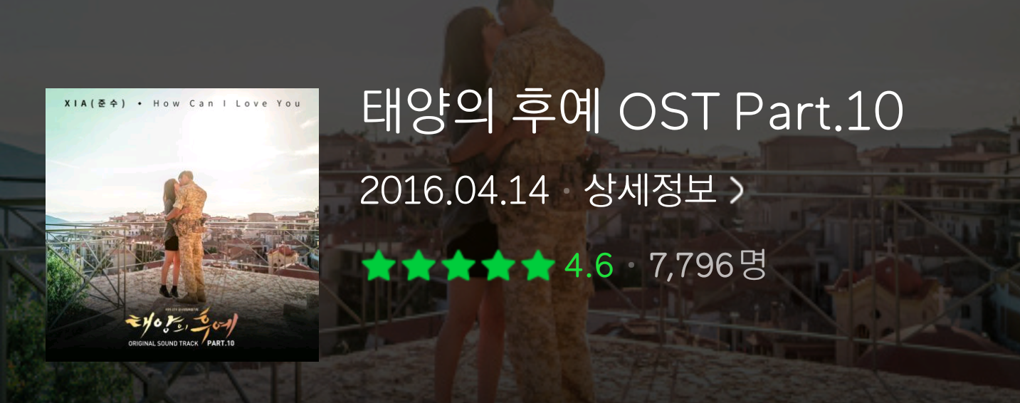 2016년 멜론 연간 차트 남자아이돌 곡 음원 순위 | 인스티즈