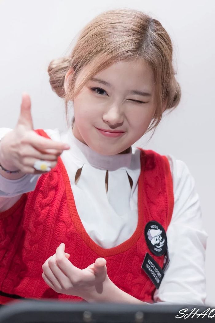 [트와이스] 데뷔초 볼에 식량저장하던 시절 사나.jpgif | 인스티즈