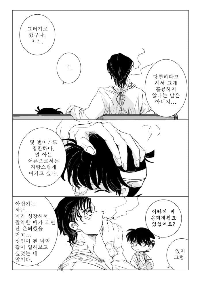 진짜 작가도 이거보단 잘 못만들것같다는 명탐정 코난 팬이 그린 결말 | 인스티즈