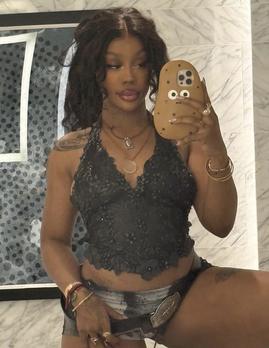 특이한 핸드폰 케이스를 즐겨쓰는듯한 SZA (스자) | 인스티즈