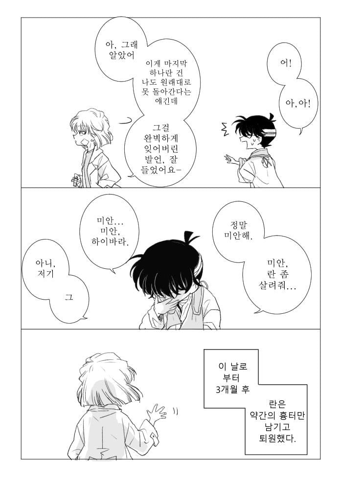 진짜 작가도 이거보단 잘 못만들것같다는 명탐정 코난 팬이 그린 결말 | 인스티즈