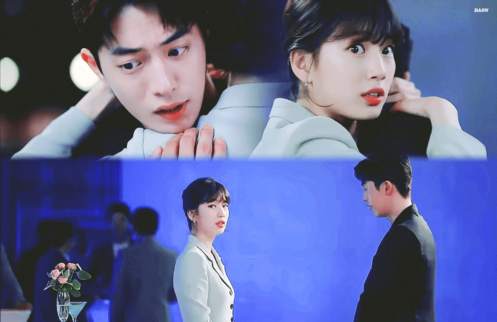 [스타트업] 그동안 키차이 때문에 버거워보였던 포옹씬.gif | 인스티즈