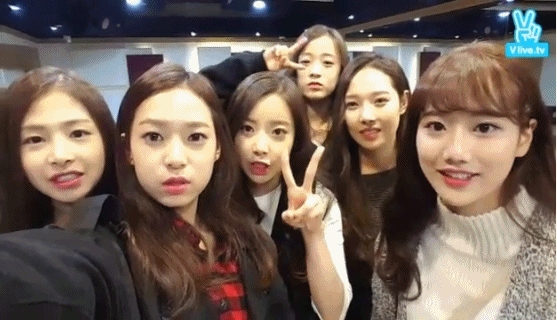 식스틴하기 전에 회사옮긴 jyp출신 에이프릴 멤버.gif | 인스티즈