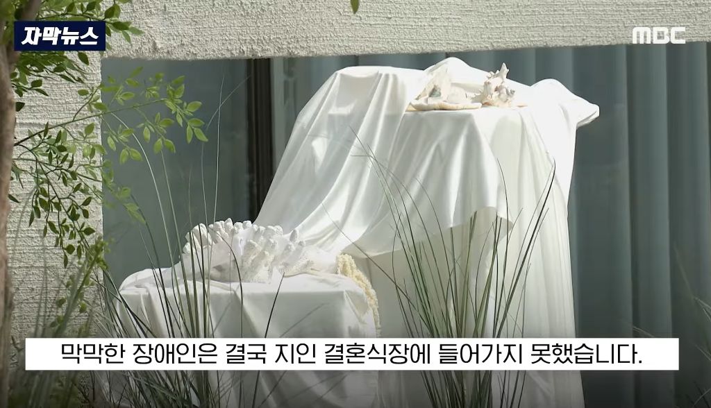 지인 결혼식에 온 걷지 못하는 뇌병변 장애인에게 걸어서 건물에 들어오라고 한 충북 청주의 한 예식장 | 인스티즈