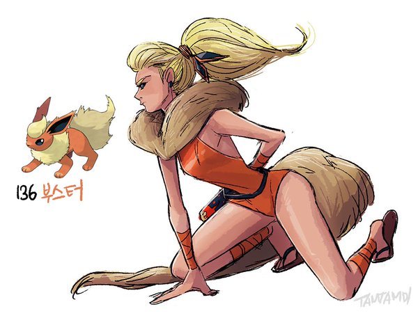 포켓몬을 의인화 한다면? -1세대 포켓몬 일러스트 | 인스티즈