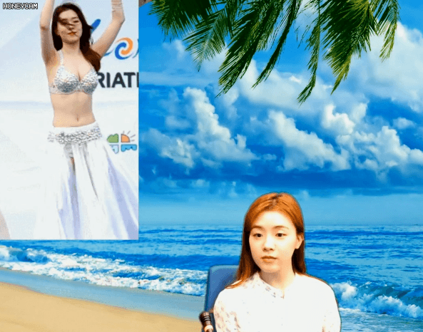 인터넷 방송 게스트로 출연한 밸리댄스녀.jpgif | 인스티즈