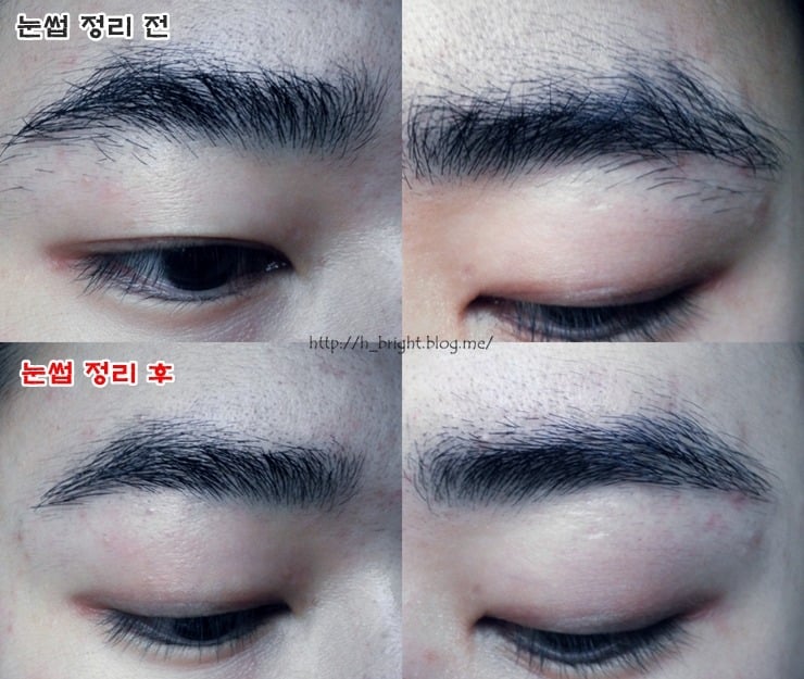 남자 눈썹정리의 중요성 | 인스티즈