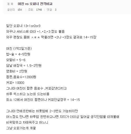 아무리 미러링해도 원본 못이겨 ^^ '여친vsㅇㅇ' 비교글 원본들 | 인스티즈