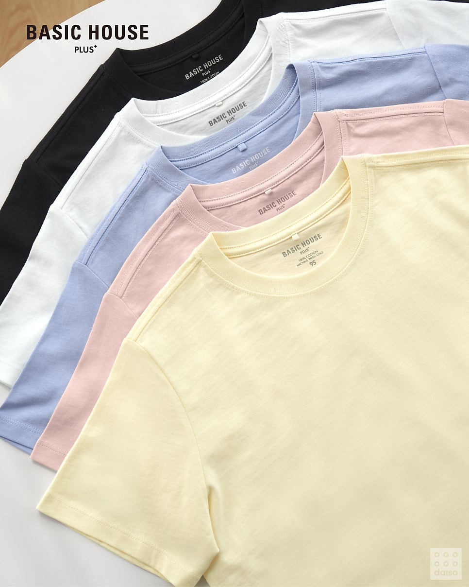 다이소 X 베이직하우스 면티셔츠 출시 | 인스티즈