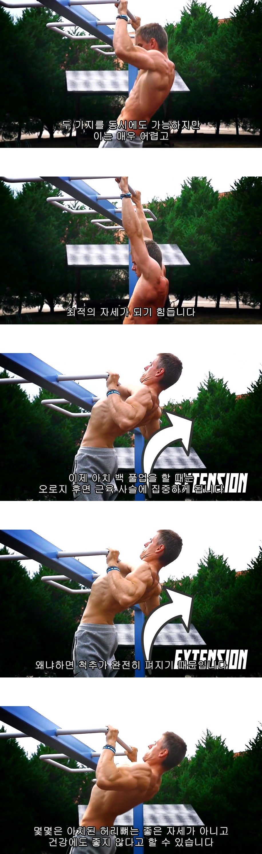 퍼펙트 풀업 (정자세 턱걸이) 하는법.jpg,gif | 인스티즈