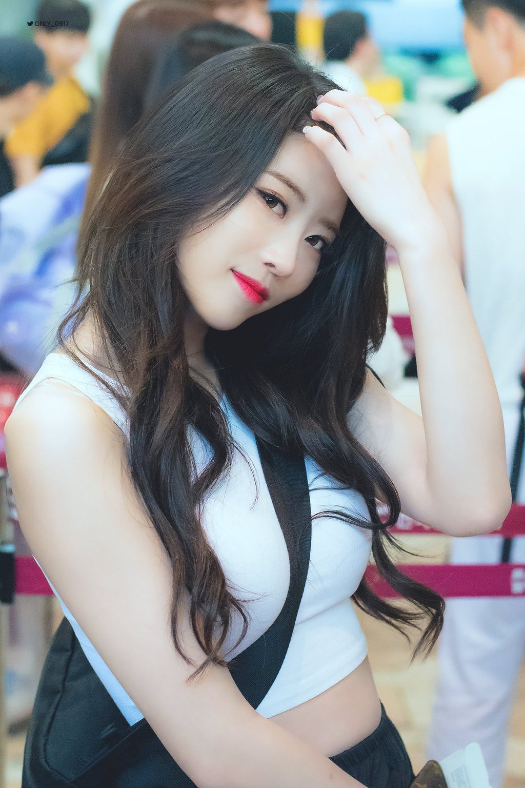 러블리즈 미주 일본용 공항패션 | 인스티즈