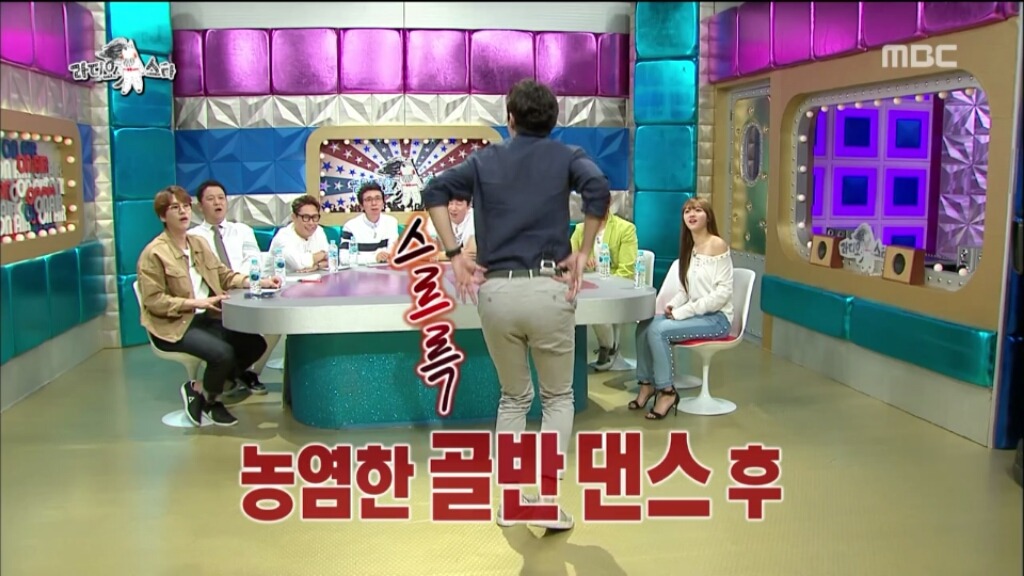 [라디오스타] 실수로 엉덩이를 심하게 노출한 뮤지컬배우 | 인스티즈