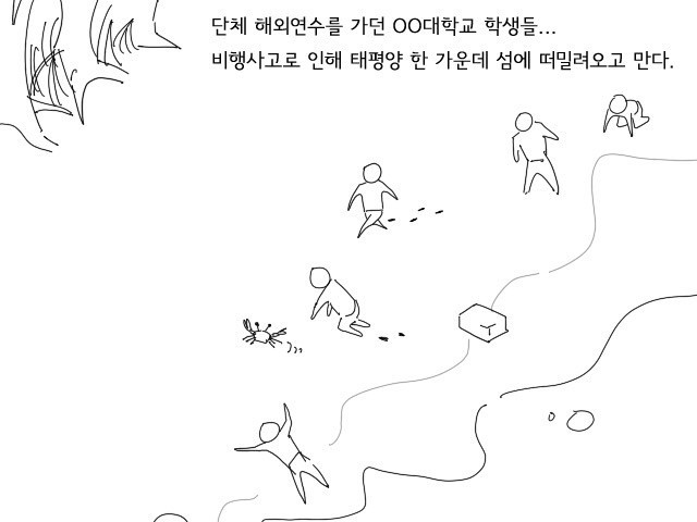 식인종들이 사는 섬에 떨어진 대학생들 | 인스티즈