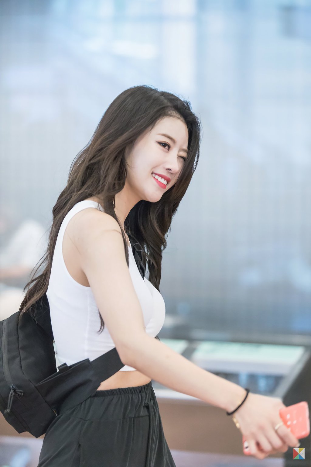러블리즈 미주 일본용 공항패션 | 인스티즈
