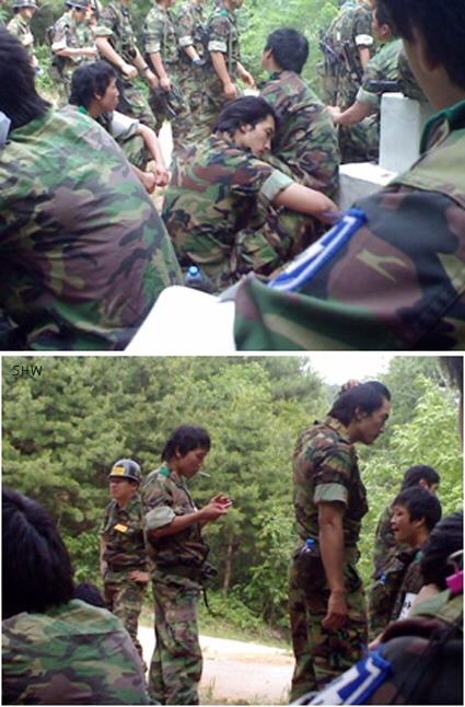 예비군 훈련장의 연예인 | 인스티즈