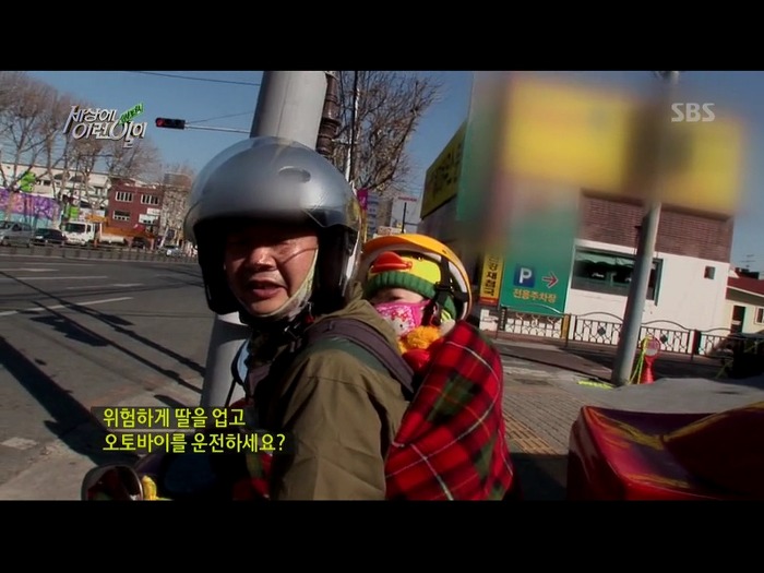 [세상에이런일이] 딸을 업고 오토바이 배달하는 아빠 | 인스티즈