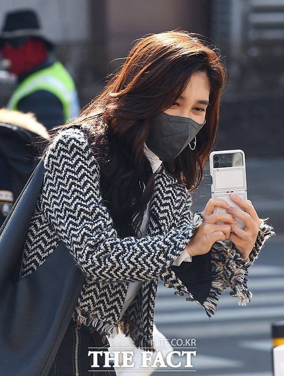 아들 중학교 졸업식에 등장한 이부진 | 인스티즈