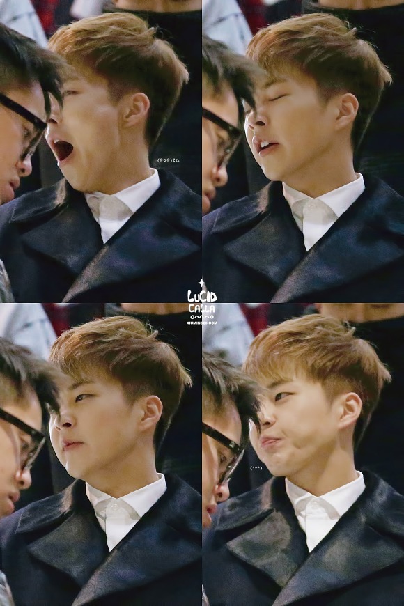 시아준수 하품이 甲인 이유.gif | 인스티즈