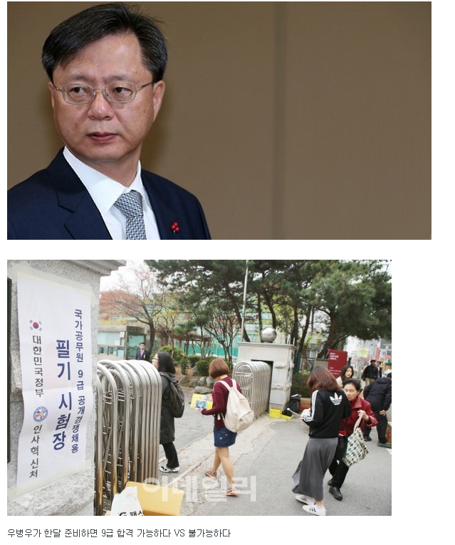 우병우 9급공무원 한달컷 가능하다vs불가능하다 | 인스티즈