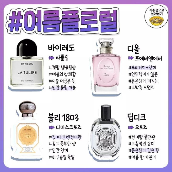 향기 종류별 여름 향수.jpg | 인스티즈