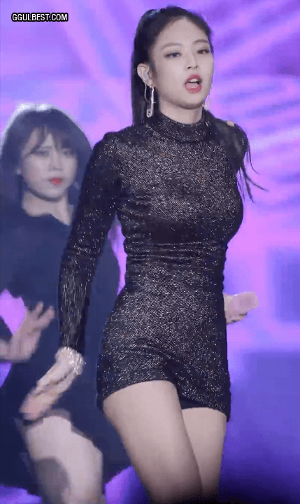 타이트한 원피스입은 블랙핑크 제니.jpgif | 인스티즈